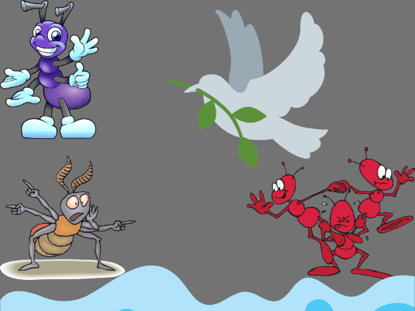 The Ant and The Dove Story - short moral stories for kids
